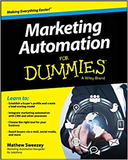 Capa do livro Marketing Automation for Dummies, de Mathew Sweezey