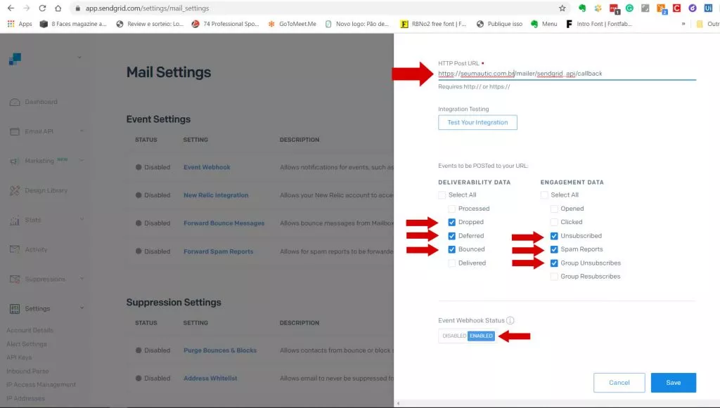 tutorial bounce sendgrid mautic 02